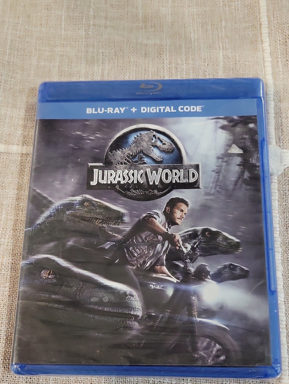 Jurassic World Blu-ray + Digital Code - Blue Case